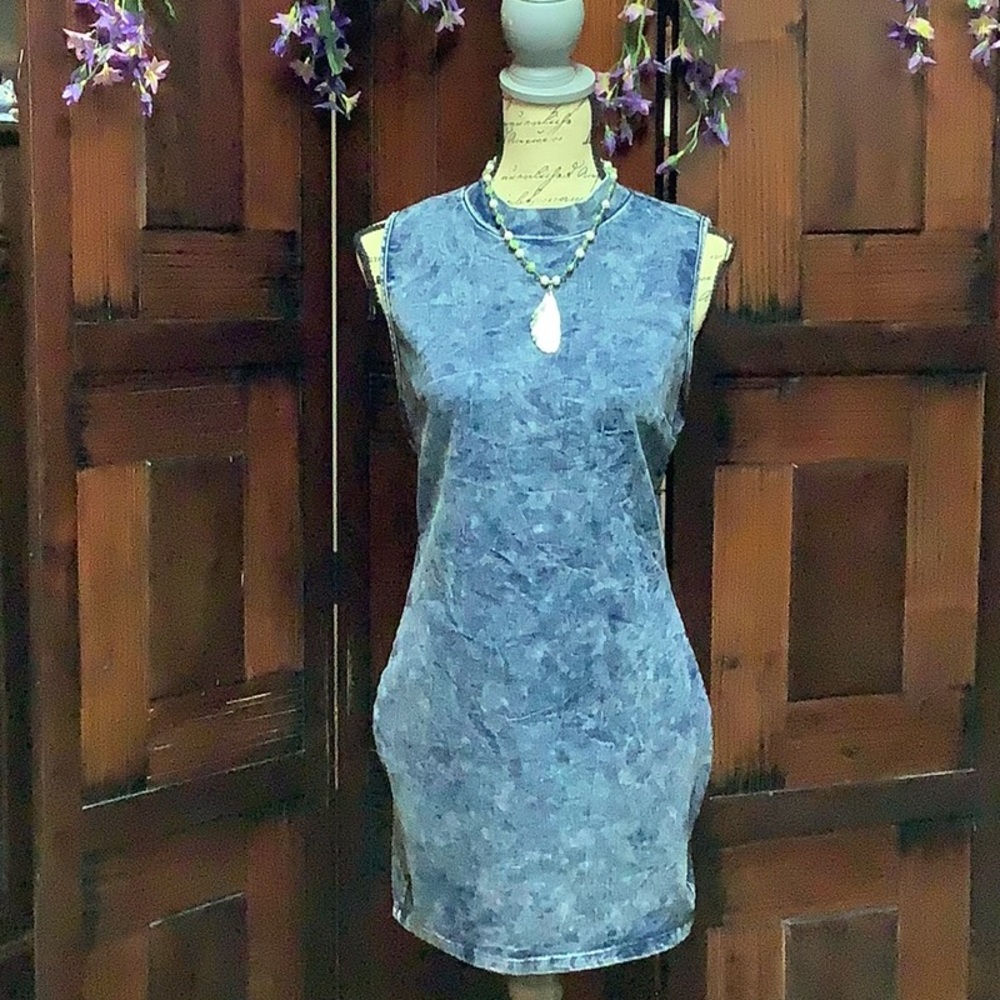 Guitii blue Jean dress